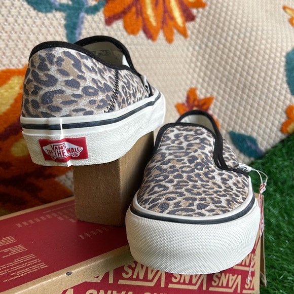 Vans Slip On Sf Cheetah White Cap Gray/Black Surf WMNS sneakers - Picture 10 of 16